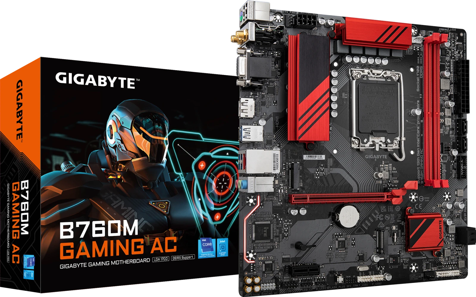 Gigabyte B760M GAMING AC (Rev. 1.2/1.3)